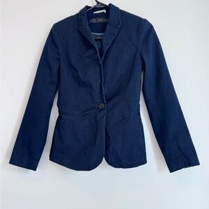 Zara Dark Blue Women's Blazer